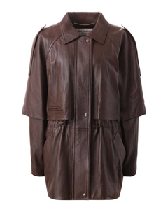 Кожаная куртка Saint laurent