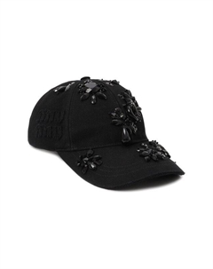 Хлопковая бейсболка Miu miu