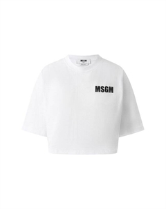 Хлопковая футболка Msgm