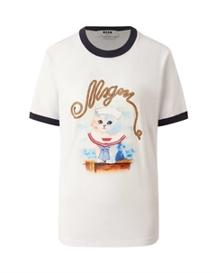 Хлопковая футболка Msgm