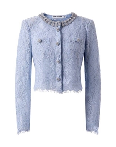 Жакет из вискозы и хлопка Self-portrait