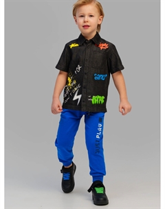 Сорочка текстильная джинсовая для мальчиков Playtoday kids