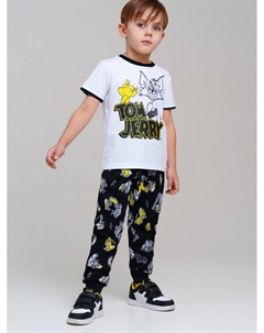 Комплект трикотажный для мальчиков: фуфайка (футболка), брюки Playtoday kids