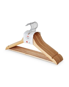 Набор вешалок для одежды Nature, бежевый Hoff