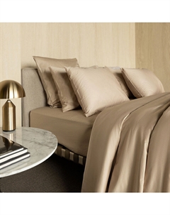 Простыня на резинке евро Total Look песночно-бежевая 200x200см Mollen