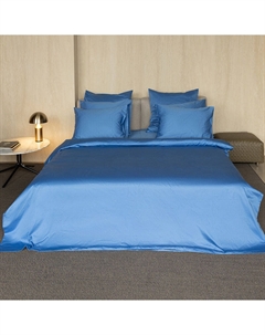 Пододеяльник 2-спальный Total Look в васильково-синем 200x200см Mollen