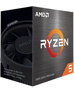 Процессор Ryzen 5 5600X 100-100000065BOX Zen 3 6C/12T 3.7-4.6GHz (AM4, L3 32MB, 7nm, 65W) BOX Amd
