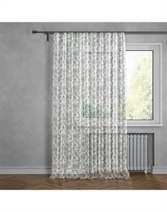 Тюль на ленте Морела 300x270 см цвет белый Без бренда