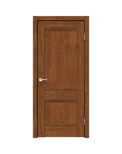 Дверь межкомнатная глухая без замка и петель в комплекте Тоскана 60x200 см финиш-бумага цвет дуб тернер коричневый Velldoris