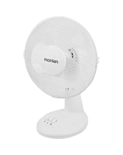 Вентилятор настольный MT-30W 30 Вт 27 см цвет белый Monlan