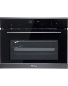 Духовой шкаф Korting OKB 3450 GNBX Steam, черный/нержавеющая сталь