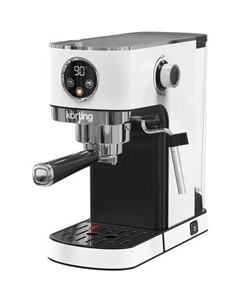 Кофеварка KCM 1003 EW, рожковая, белый Korting