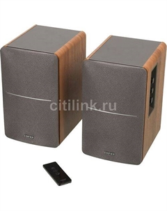 Колонки R1280T, 2.0, серебристый/ орех Edifier