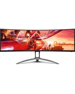 48.8" Монитор AOC AG493UCX2, 5120x1440, VA, 165Гц, 3хHDMI, 1хDP, изогнутый, черный Aoc