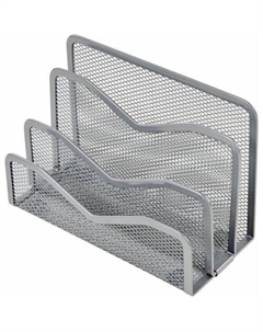 Подставка Germanium 237970, для бумаг, 122x173x83, металл, серебристый Brauberg