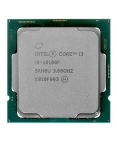 Процессор Intel Core i3-10100F 3.6ГГц, (Turbo 4.3ГГц), 4-ядерный, L3 6МБ, LGA1200, OEM