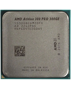 Процессор AMD Athlon 300GE, 3.4ГГц, 2-ядерный, L3 4МБ, Сокет AM4, OEM Amd