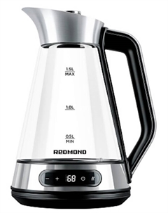 Чайник электрический Редмонд (KG222), стекло/сталь Redmond