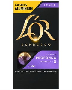 Кофе капсульный L’OR Espresso Lungo Profondo L'or