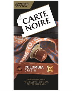 Кофе в капсулах Carte Noire Colombia Origin 52 Carte noire