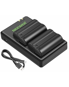 Комплект аккумуляторов Neewer EN-EL15 и зарядное устройство для Nikon (NWR9583-10089575)