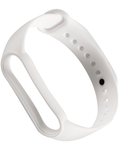 Ремешок силиконовый Red Line для фитнес-браслета Xiaomi Mi Band 5/6/Amazfit Band 5, белый Red line