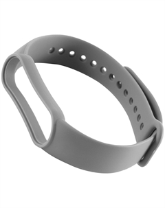 Ремешок силиконовый Red Line для фитнес-браслета Xiaomi Mi Band 5/ Mi Smart Band 6, серый Red line