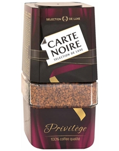 Кофе растворимый Carte Noire Privilege, 95г банка Carte noire