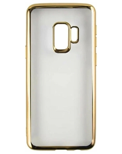 Накладка силиконовая Red Line iBox Blaze, для Samsung Galaxy S9 Plus (золотистая рамка) Red line