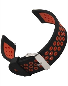 Ремешок силиконовый Red Line для cмарт часов Huawei GT 46mm/GT2 46mm/GT2 Pro 46mm/GT2e 46mm, черный с красным Red line