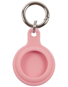 Чехол-брелок для Airtag Red Line Mini рельефный с односторонним вырезом, бледно-розовый (УТ000026043) Red line