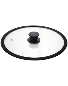 Крышка стеклянная CAPPELLO-C, 26 см, C-type с силиконовым ободком (003662) Mallony