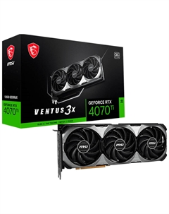Видеокарта MSI GeForce RTX 4070 TI VENTUS 3X E1 12G (RTX 4070 TI VENTUS 3X E1 12G) Msi