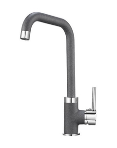 Кухонный смеситель Granula GR-0041 с поворотным изливом графит