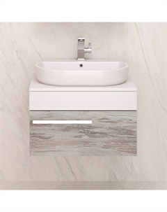 Тумба под раковину Вудлайн 65, подвесная, скандинавский дуб Runo