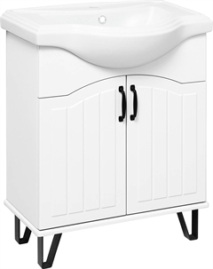 Тумба под раковину Марсель 65 белая Runo
