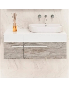 Тумба под раковину Вудлайн 100, подвесная, скандинавский дуб Runo