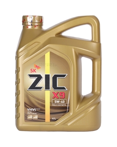 Моторное масло X9 5W-40, 4 л Zic