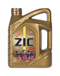 Моторное масло X9 5W-30, 4 л Zic