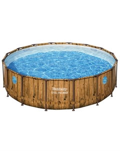 Бассейн каркасный 488х122см 19480л с фильтром-насосом и лестницей Bestway