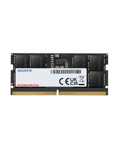 Память DDR5 SODIMM 8Gb, 5600MHz, CL46, 1.1V, (AD5S56008G-S) Retail Adata