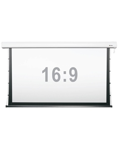 Экран для проектора рулонный DSTP-16903, настенно-потолочный моторизированный, 100" 16:9 227x159 MW, экран, привод (DSTP-16903) Digis