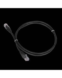 Патч-корд UTP кат.5e, 0.3 м, RJ45-RJ45, черный, (-45-45-0.3-BK) Twt