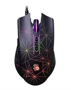 Мышь проводная Bloody P81s, 8000dpi, оптическая светодиодная, USB, принт A4tech