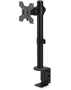 Кронштейн настольный для мониторов M061, 17"-32", VESA 75x75мм-100x100мм, наклонный, поворотный, до 8 кг, черный (1174474) Buro