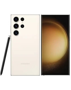 Смартфон Samsung Galaxy S23 Ultra, 6.8" 3088x1440 Dynamic AMOLED 2X, Qualcomm Snapdragon 8 Gen 2, 12Gb RAM, 512Gb, 3G/4G/5G, NFC, Wi-Fi, BT, 4xCam, 2-Sim, 5000 мА⋅ч, USB Type-C, Android 13, бежевый (S