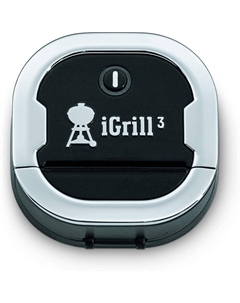 Термометр для мяса 7205 iGrill 3 черного цвета, 5,6 x 6,6 x 6,4 см Weber