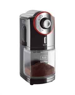 Melitta Кофемолка 200 г, 100 Вт, 17 уровней помола Melitta