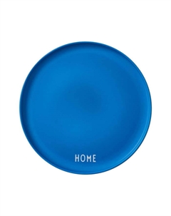 Тарелка "Home" 21 см Cobalt Blue Favourite Design letters