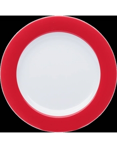 Тарелка для завтрака / обеда 23 см, красная Pronto Colore Kahla